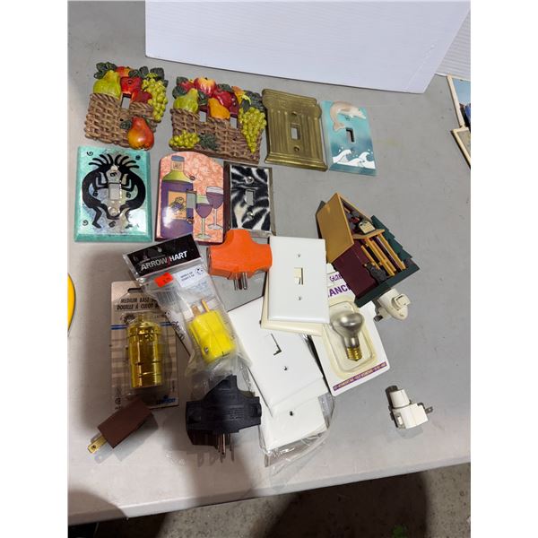 Light fixture items and other