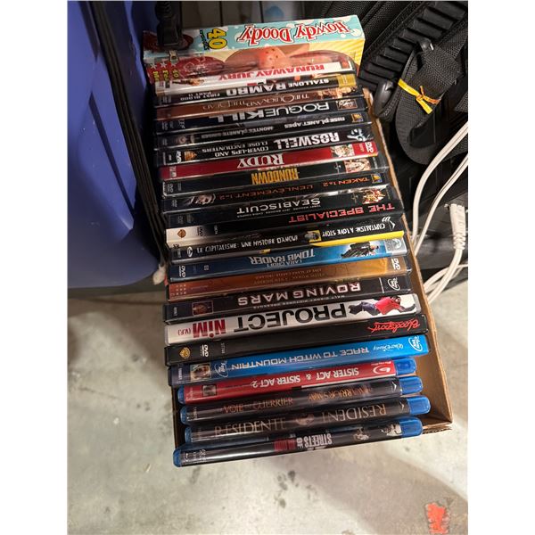 DVDs and Blu-ray