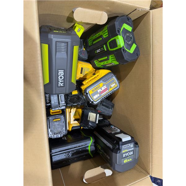 Lot of Lithium Batteries for repair or parts