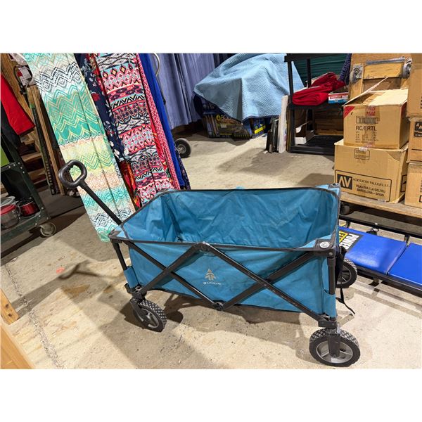 Folding pull cart