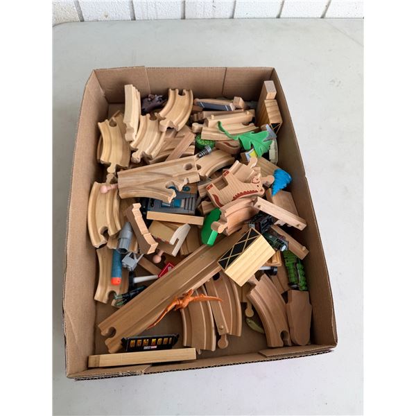 Wooden train tracks