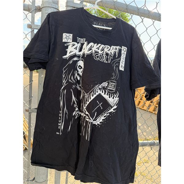 Black craft T-shirt size not shown
