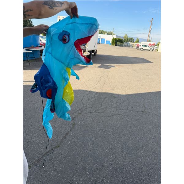 Blowup dinosaur costume