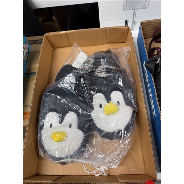 New penguin slippers by Avon size 7–8