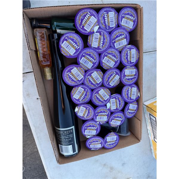 Grape jelly shooters, and other beverages must have valid ID