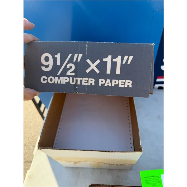 Computer paper 9 1/2 x 11