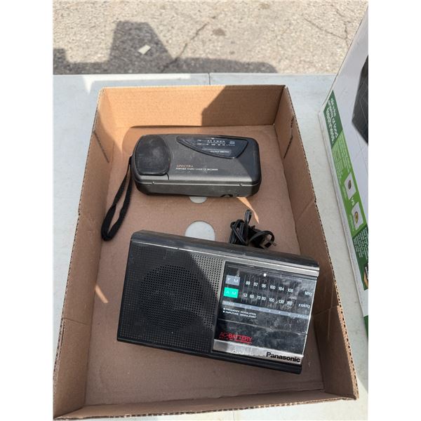 Panasonic and spectra  radios