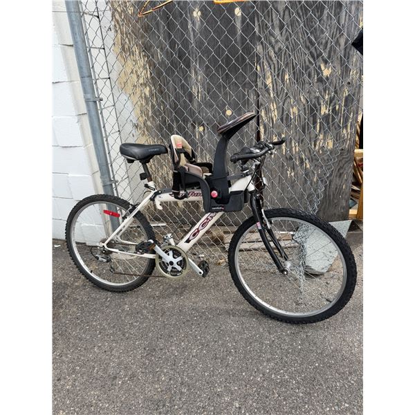 CCM bike with child Carrie