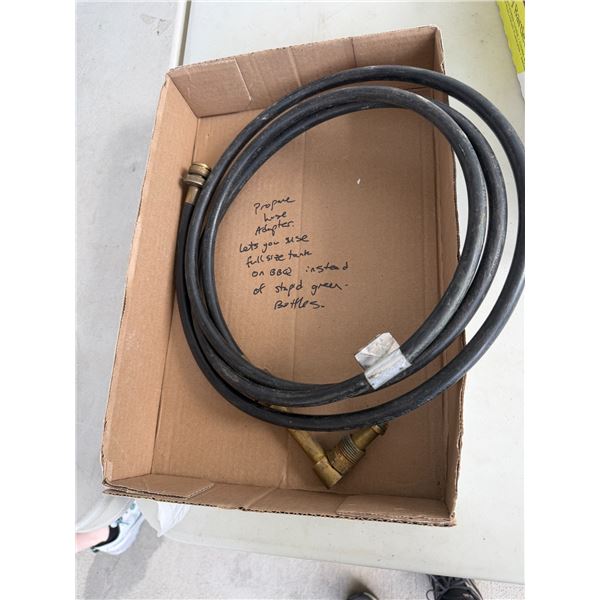 Propane hose adapter