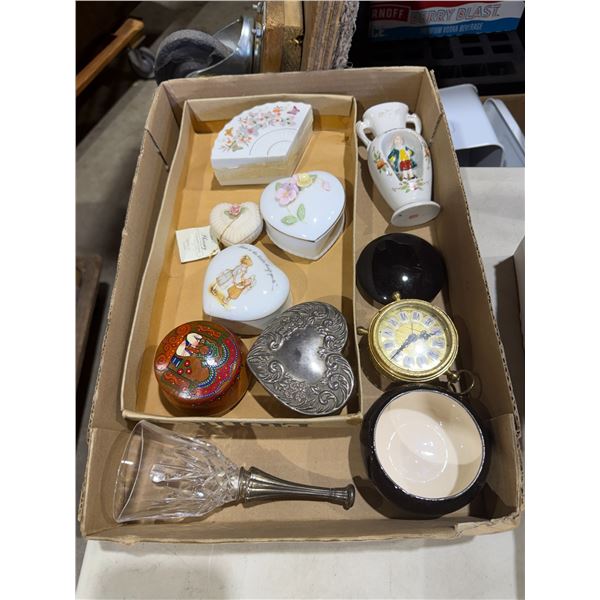 Trinket jars, and other items