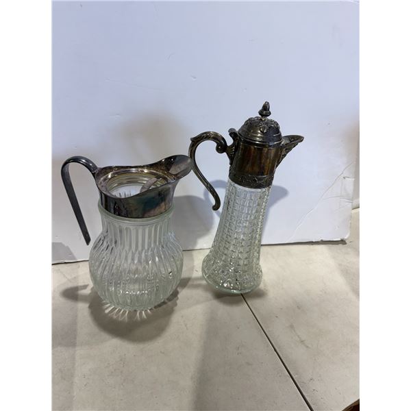 Cut glass jugs