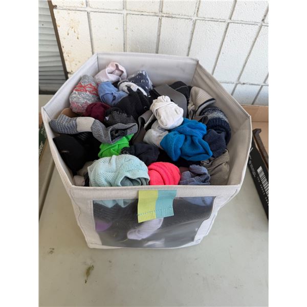 Socks and Bin