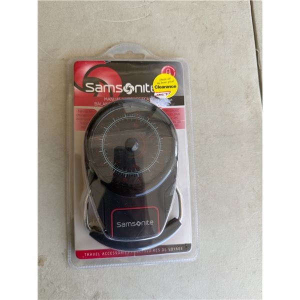 Samsonite manual luggage scale