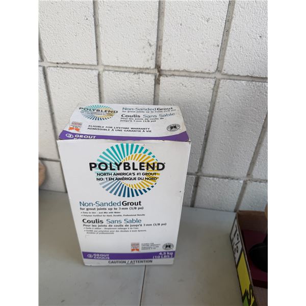 Poly blend grout