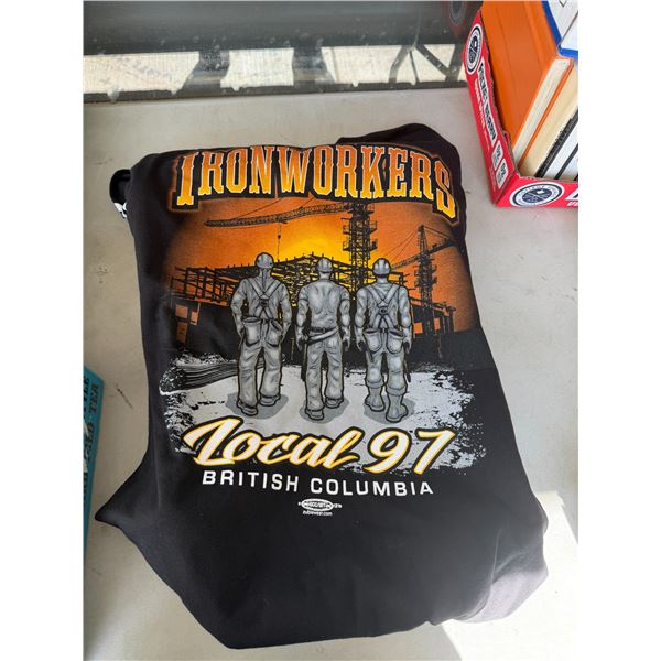 Long sleeve ironworkers shirt size small looks new