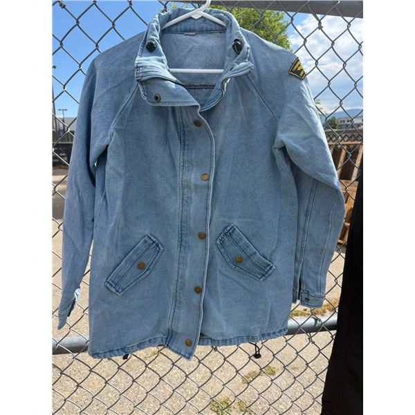 Jean jacket size not shown