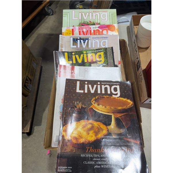 Martha Stewart living magazines