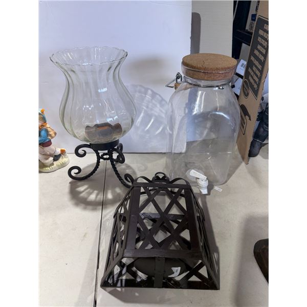 Home decor, and beverage dispenser