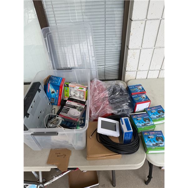 Home security items