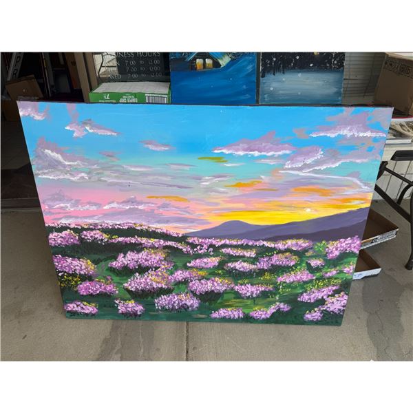 Canvas artwork 48" x 36"