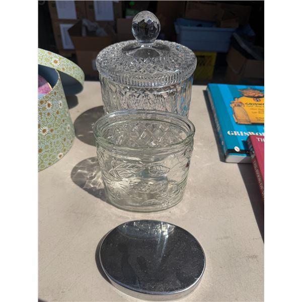 Crystal jar and other