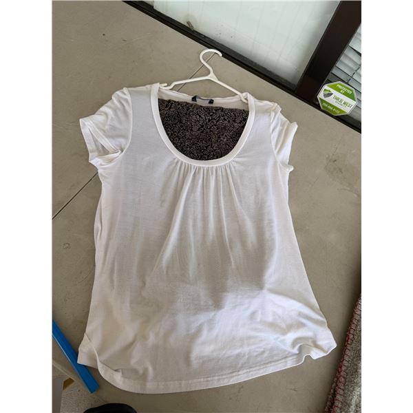 Shirt size, small pants, size, medium