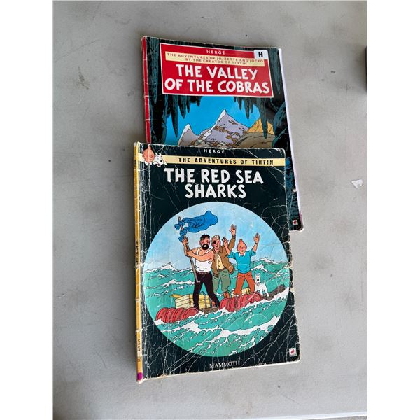 The adventures of Tintin comics