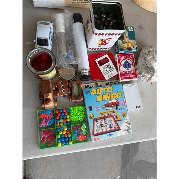 Toys, games, and marbles