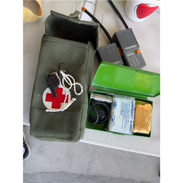 Survival kit and radios