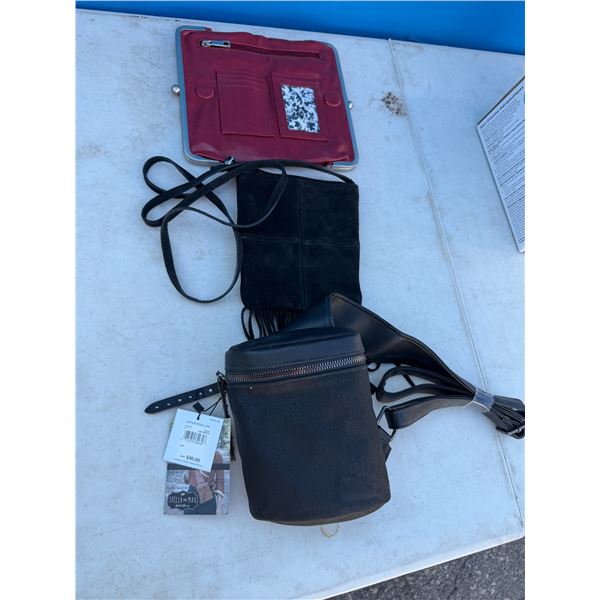 Assorted bags and purses