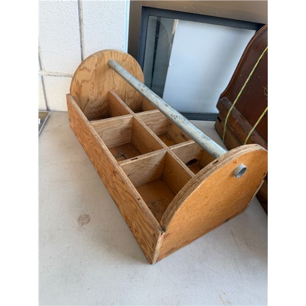 Wood toolbox