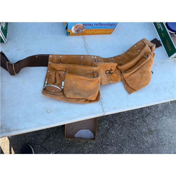 To a belt