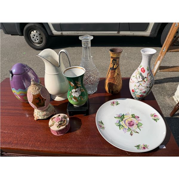 Vases and home decor