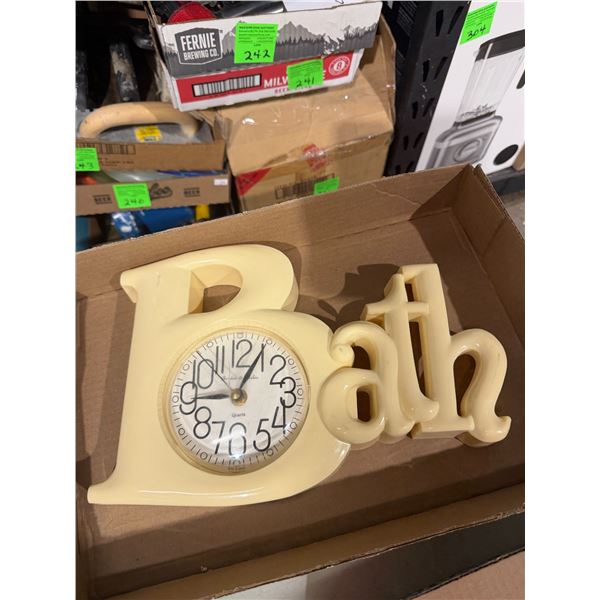 Bath clock