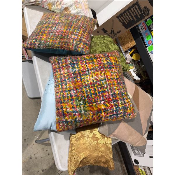 Throw pillows