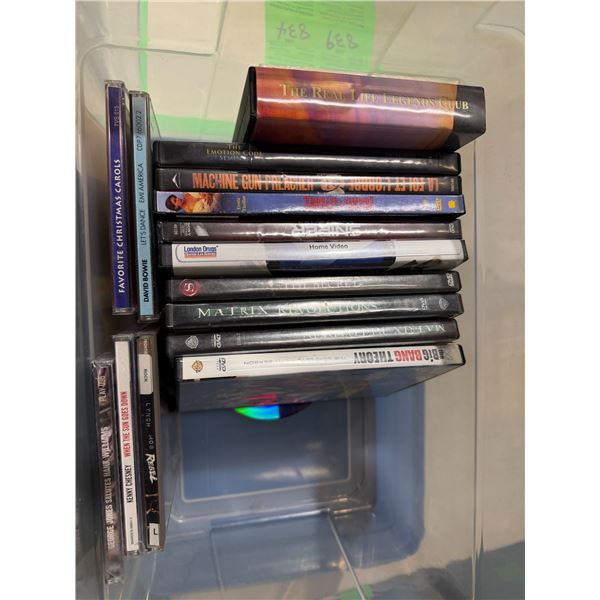 CDs and DVDs