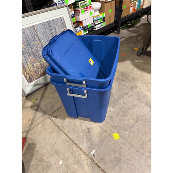 Bins with lids