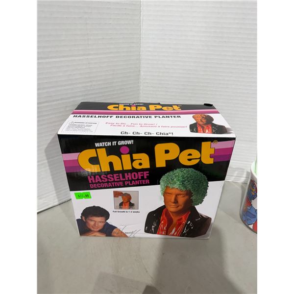 Chia pet Hasselhoff decorative planter
