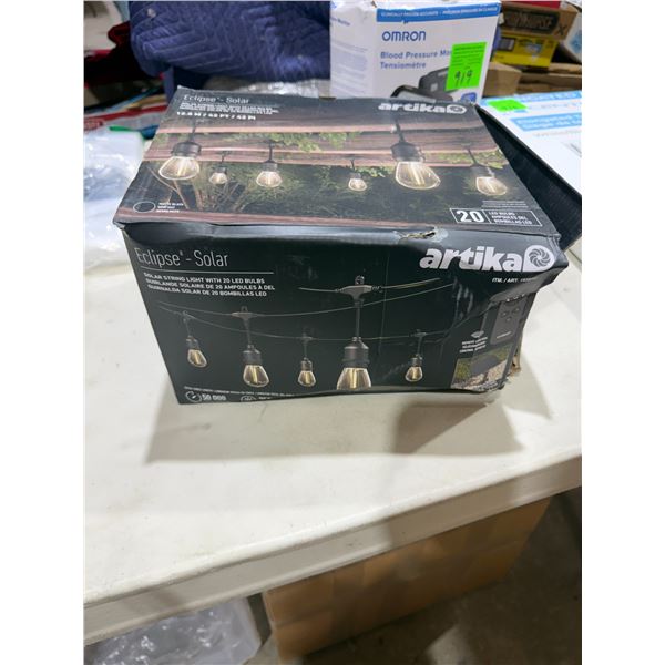 Solar string lights with 20 LED BULBS