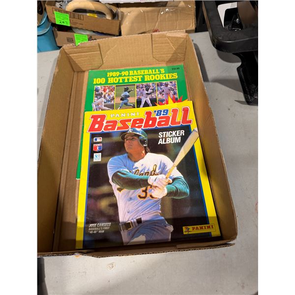 Baseball sticker, albums