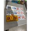 Image 1 : Assorted license plate plates
