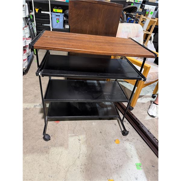 Rolling desk 31" x 21" x 34" tall