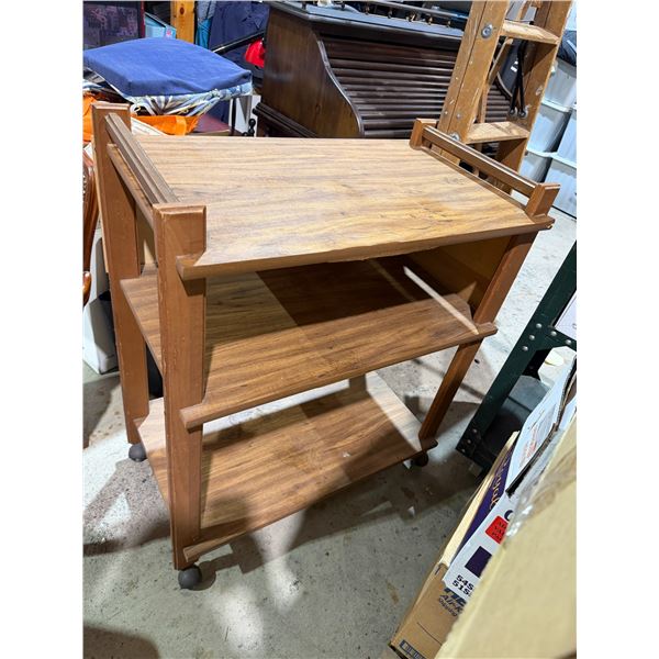 Rolling cart 32" x 19" x 38" tall U