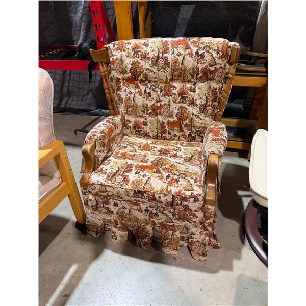 Vintage swivel rocker