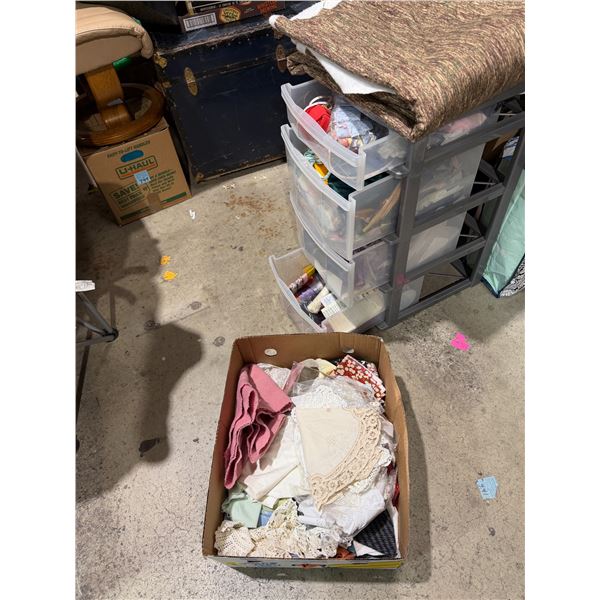 Storage drawers, and crafting