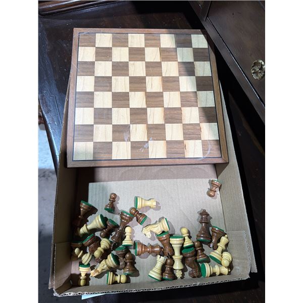 Chessboard and pieces