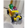 Image 1 : M&M hot rod candy dispenser(push push arm to dispense)