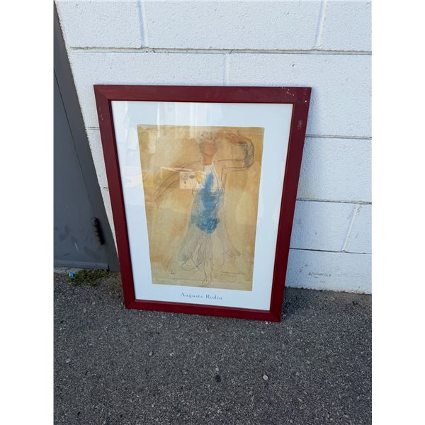 AUGUSTE  RODIN artwork signed 22" x 30"r