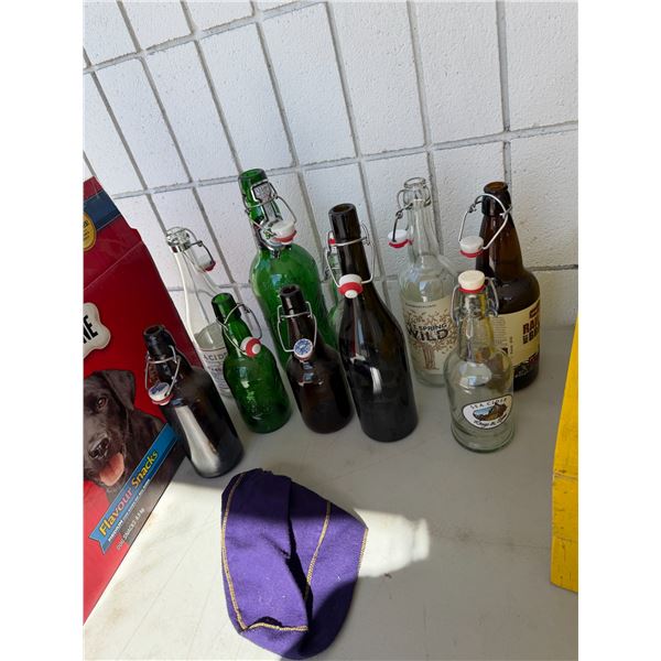 Assorted bottles