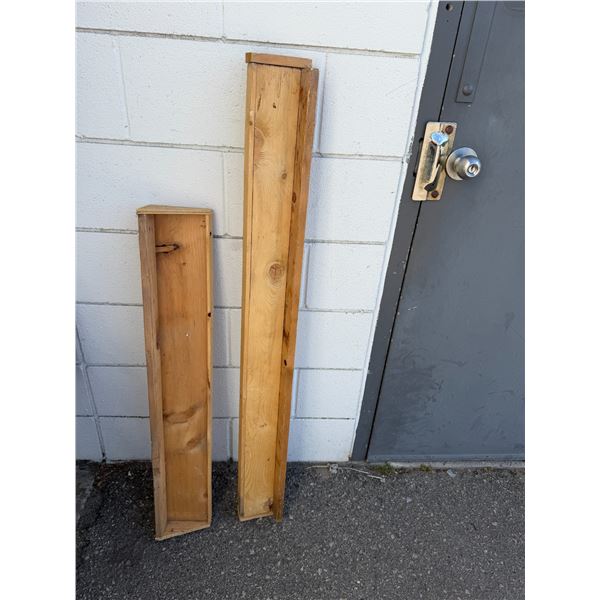 Wood shelving